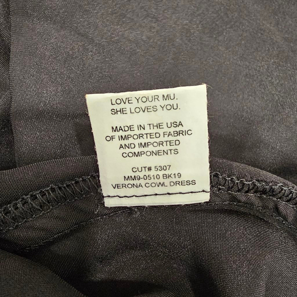 Show Me Your MuMu Verona Cowl Midi Dress Sz M - Picture 3 of 12